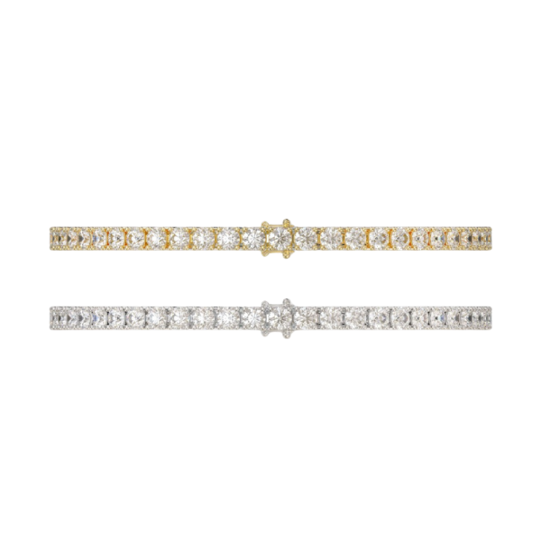 Lắc Tay Tennis Kim Cương Thiên Nhiên 2.2 Ly Glosbe & Co