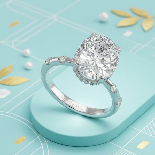 Thương hiệu: Glosbe & Co Tên sản phẩm: Nhẫn Vàng 18K Kim Cương Nuôi Cấy CVD Oval 7 x 9.7 mm Loại sản phẩm: Nhẫn kim cương nữ Chất liệu thiết kế: Vàng 18K (750) cao cấp (Tùy chọn Vàng trắng, Vàng vàng, Vàng hồng) Đá: Kim cương nuôi cấy (Lab-grown Diamond) CVD Viên Chủ: Kim cương Oval 7 x 9.7 mm, Nước D (Trắng tuyệt đối), Độ sạch VVS2 Kích Thước: Chế tác theo size tay khách hàng Màu sắc: Trắng kim loại / Vàng nguyên bản / Hồng thời thượng Phong cách: Premium - Sang trọng, đẳng cấp, tinh tế và quyền quý Dịp dùng: Cầu hôn, lễ cưới, sự kiện cao cấp, tiệc tối sang trọng Đặc điểm nổi bật: - Viên chủ Oval lớn giúp hack dáng ngón tay thon dài thanh thoát - Chất lượng kim cương đạt chuẩn nước D và VVS2 cực kỳ lấp lánh - Đai nhẫn đính đá tấm cách điệu tạo hiệu ứng tỏa sáng đa góc độ - Có chứng nhận kiểm định IGI quốc tế đảm bảo giá trị sản phẩm - Thiết kế tinh xảo, đeo êm tay và không gây vướng víu Đối tượng phù hợp: Dành cho các bạn nữ biết cách chăm sóc và yêu thương bản thân. Dành cho các bạn nam tặng quà cho người thân và người mình yêu. Phù hợp cho phái đẹp yêu thích sự quý phái hoặc dùng làm nhẫn cầu hôn. Có thể bạn quan tâm: Cách Đo Size Nhẫn Đơn Giản Tinh thần thiết kế và gia công: bằng tất cả trái tim, đam mê, tâm huyết, lòng nhiệt thành, tỉ mỉ, tận tụy, tình yêu thương cho từng sản phẩm của nhà Glosbe & Co. Giúp bạn sở hữu một sản phẩm cao cấp, chất lượng, có hồn và thần thái. Chính sách bảo hành: bảo hành đánh bóng, làm sáng mới MIỄN PHÍ trong suốt thời gian bạn sử dụng. (Thể hiện tinh thần là một sản phẩm cao cấp, chất lượng). - Với giác cắt Oval thượng hạng, nhẫn nữ kim cương Ovan Glosbe & Co 7 x 9.7 mm không chỉ là trang sức mà còn là biểu tượng của sự kiêu sa, giúp tôn vinh hoàn hảo xương quai tay và làn da của bạn. Sản phẩm đặc biệt phù hợp cho những khoảnh khắc trọng đại như cầu hôn hay kỷ niệm ngày cưới.